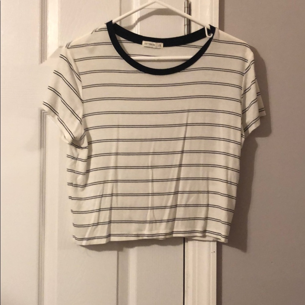 Striped Crop Top